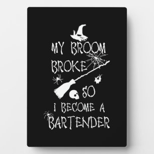 Barkeeper Halloween Fotoplatte