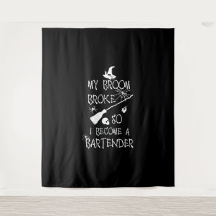 Barkeeper Halloween Wandteppich