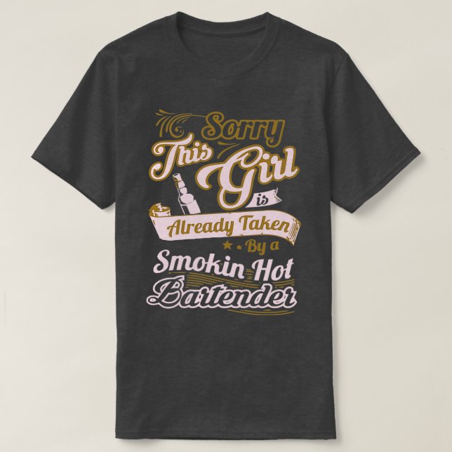 Barkeeper Herzschlag 2 T-Shirt (Design vorne)