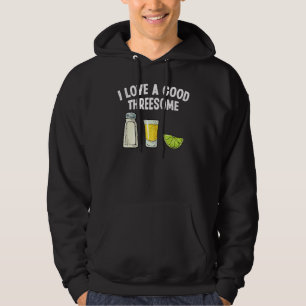 Barkeeper I Liebe Eine gute Drohung trinken Barten Hoodie
