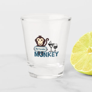 Barkeeper Monkey Schnapsglas