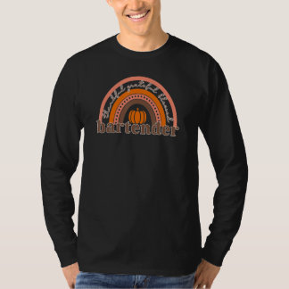 Barkeeper Niedlich Rainbow Pumpkin Dankbarkeit B T-Shirt