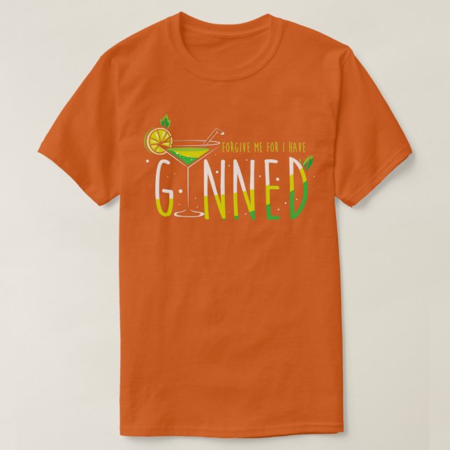 Barkeeper Party Cocktail Gin Pub T-Shirt (Design vorne)