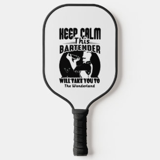 Barkeeper Shirt - Ruhe Behalten Dieser Barkeeper T Pickleball Schläger