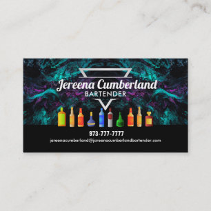 Barkeeper Slogans Business Cards Visitenkarte