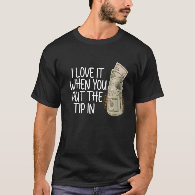 Barkeeper Tipps für den Fachhändler Barkeeper Bart T-Shirt (Vorderseite)