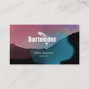 Barkeeper-Visitenkarte Visitenkarte