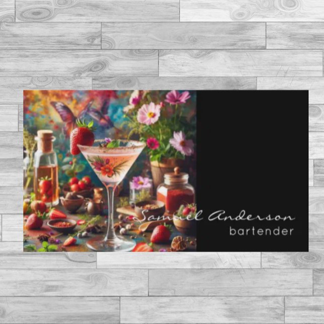 Barkeeper-Visitenkarten Visitenkarte (Von Creator hochgeladen)