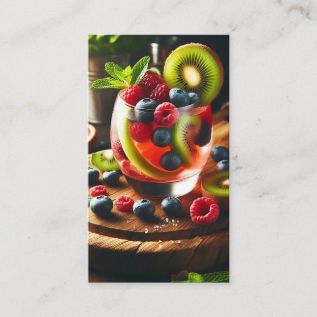 Barkeeper-Visitenkarten Visitenkarte (Vorderseite)