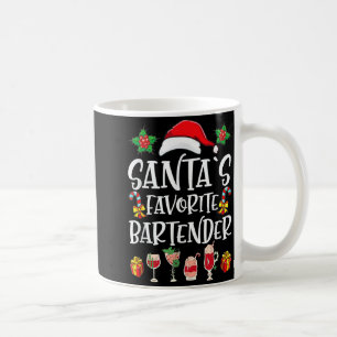 Barkeeper Weihnachtsgeschenk Santas Lieblingsbarke Kaffeetasse