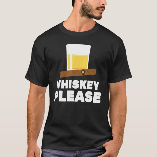 Barkeeper - Whiskey Bitte - Zigarre - Bar - Tavern T-Shirt (Vorderseite)