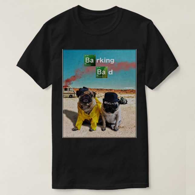 Barken schlechter Mops T-Shirt (Design vorne)