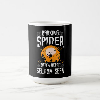 Barken Spider Heard selten gesehen lustige Hallowe Kaffeetasse