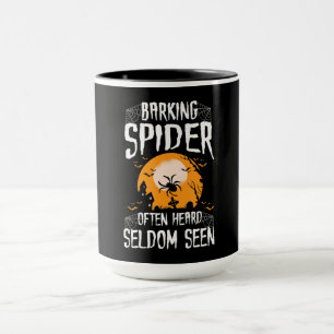 Barken Spider Heard selten gesehen lustige Hallowe Tasse