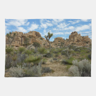 Barker Dam Loop Trail im Joshua-Tree-Nationalpark Geschirrtuch