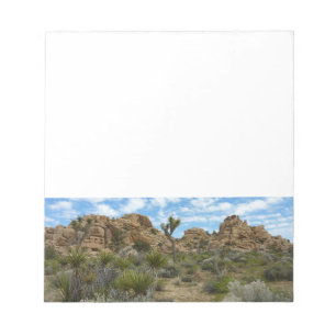 Barker Dam Loop Trail im Joshua-Tree-Nationalpark Notizblock