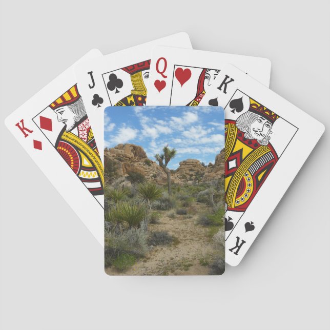 Barker Dam Loop Wandern im Joshua Tree Nationalpar Spielkarten (Rückseite)
