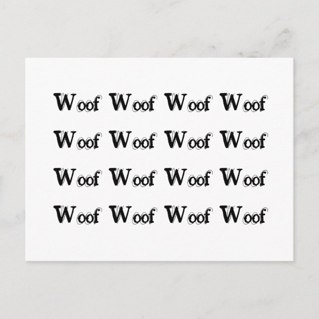 Barking Hund - Nachbarschaftsbeschwerde Postkarte (Vorderseite)
