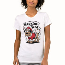 Barking Hund Weihnachts-T - Shirt