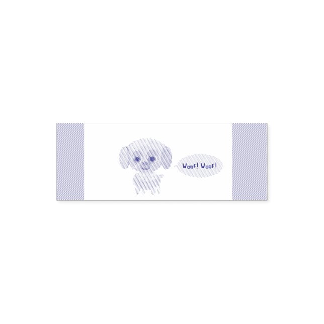 Barking Puppy Permastempel (Design)