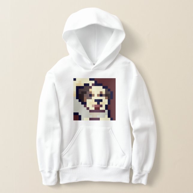 Barking puppy pixel art (Poser)
