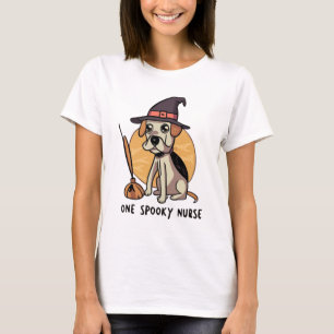 BarkOctober Healthcare One Spooky Nurse Dog T-Shirt