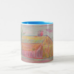 Barkunst Zweifarbige Tasse
