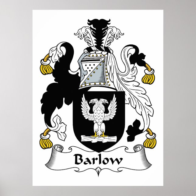 Barlow Family Crest Poster (Vorne)