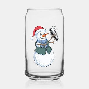 Barman Bonhomme de Neige Noël 2026 Cocktail de Fêt