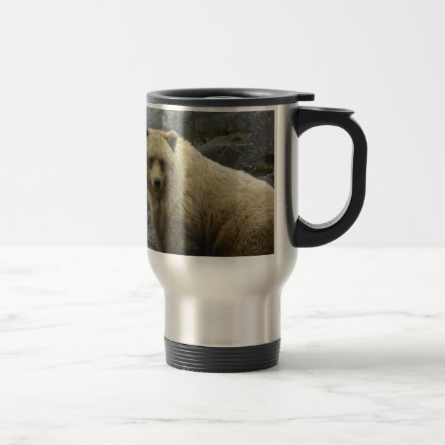 Bärn-Alaska-Tier-Schicksals-Natur Reisebecher (Rechts)