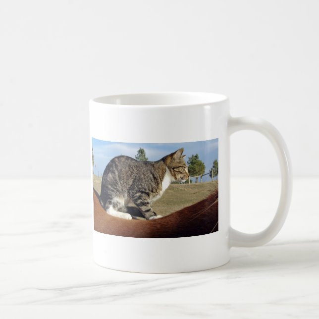 Barn Cat auf Flashy Kaffeetasse (Rechts)