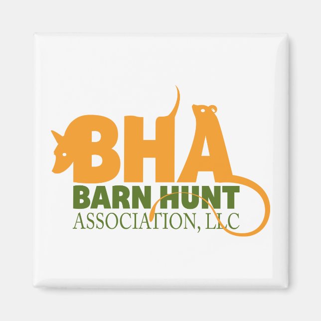 Barn Hunt Association LLC Logo Gear Magnet (Vorne)