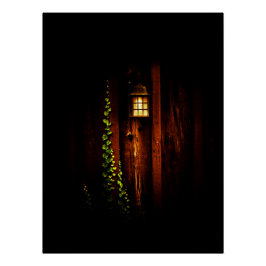 Barn Lantern Poster