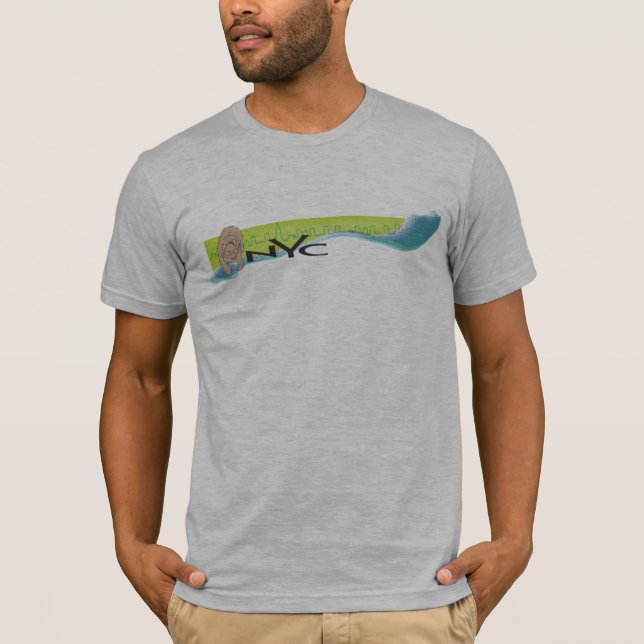 Bärn-Nebenfluss NYC T-Shirt (Vorderseite)