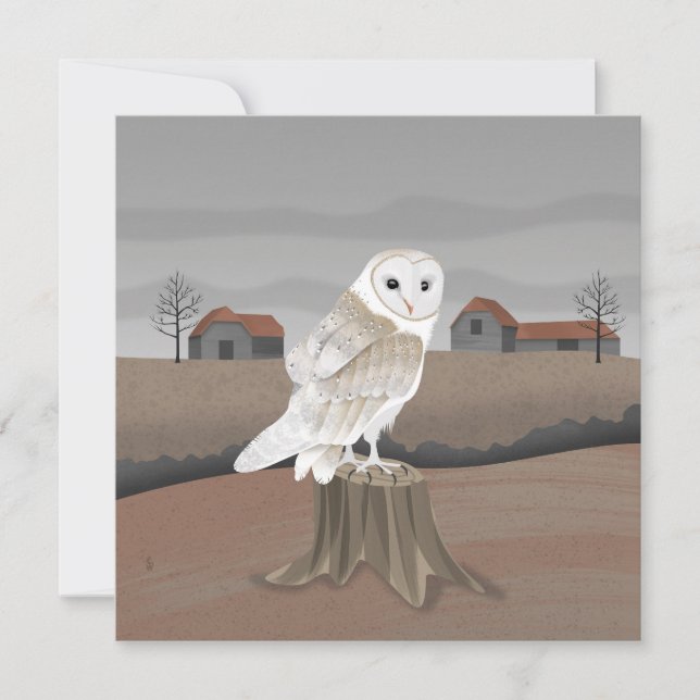 Barn Owl Card (Vorderseite)