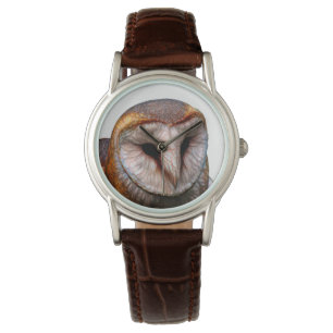 Barn Owl Face Armbanduhr