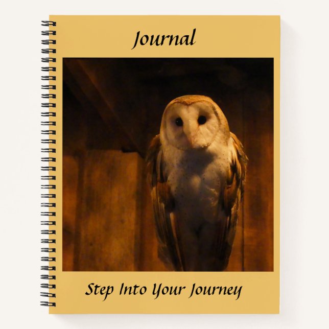 Barn Owl Journal Notizbuch (Vorderseite)