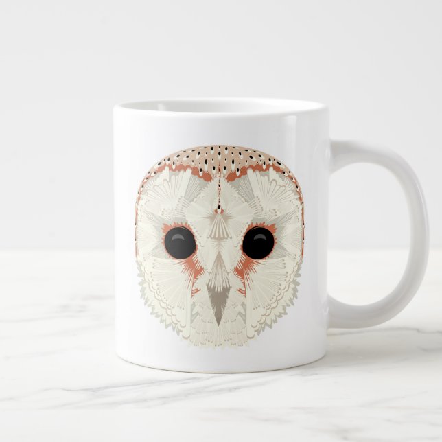 Barn Owl Jumbo Tasse (Rechts)