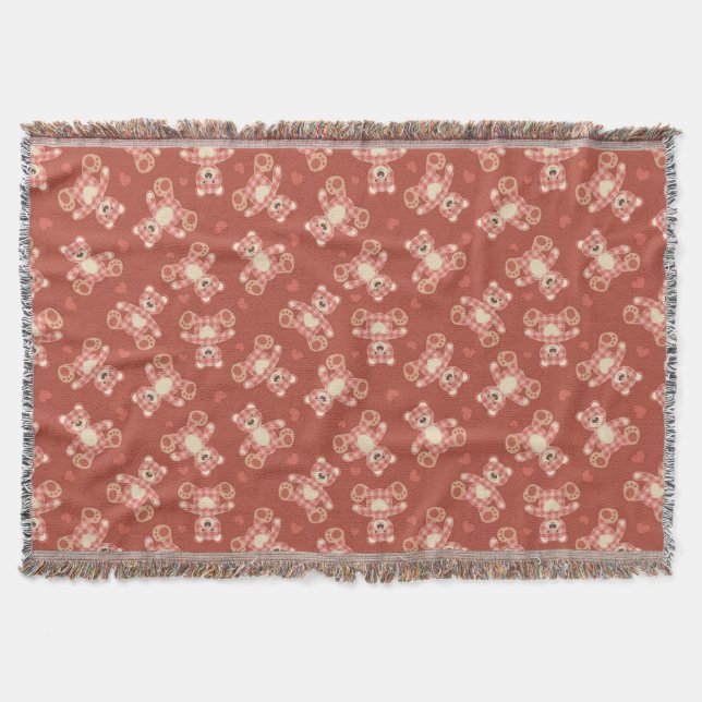 Bärn-Patchworkmuster Decke (Vorderseite)