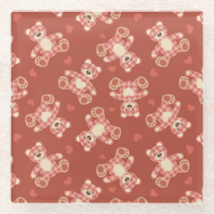 Bärn-Patchworkmuster Glasuntersetzer