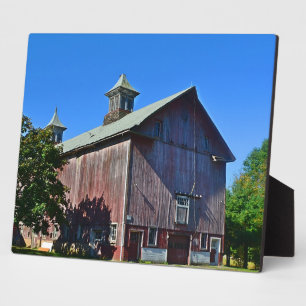 Barn Plaque Fotoplatte
