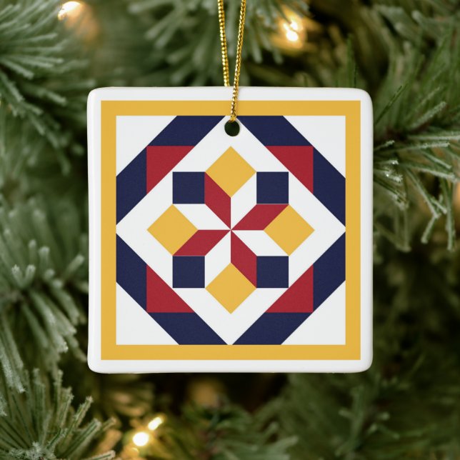 Barn Quilt Ornament (Baum)