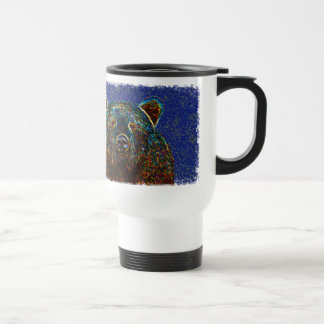 Bärn-Reise-Tasse: Sternenklarer Hintergrund Reisebecher