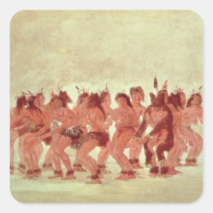 Bärn-Tanz Quadratischer Aufkleber
