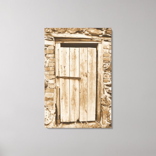 BARN TÜR LEINWANDDRUCK (Vorderseite)