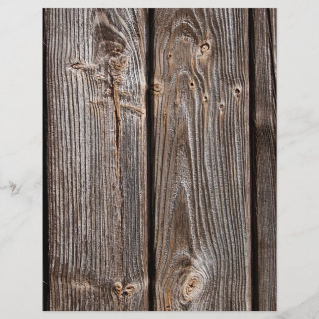 Barn Wood Country Rustic Scrapbook Papier (Devant)