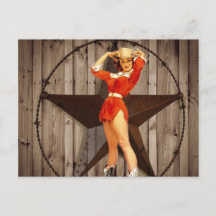 Barn wood Lone Postkarte