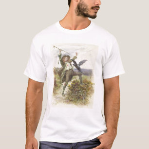 Barnaby Rudge und der Raben-Griff T-Shirt