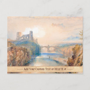 Barnard Castle Joseph Mallord William Turner Postkarte