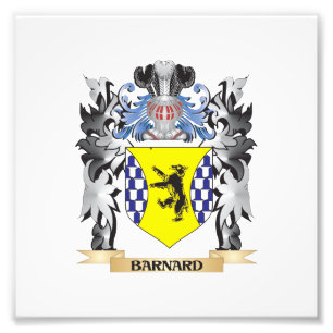 Barnard Wappen - Familienwappen Fotodruck